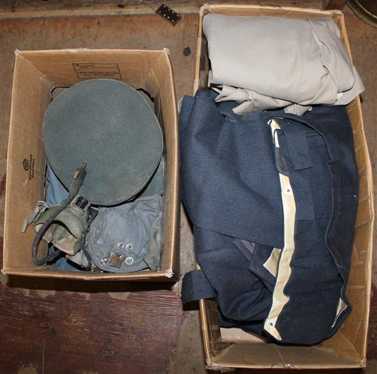 RAF uniforms, flying overalls, hats etc